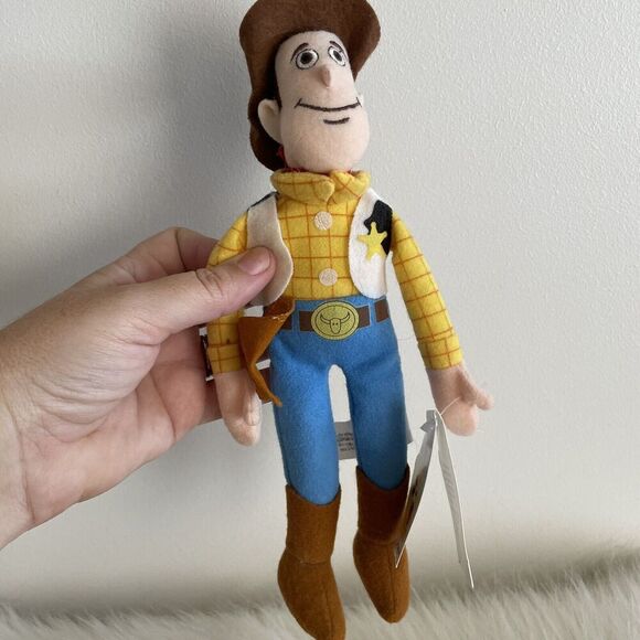 Vintage Y2K Woody Beanbag Stuffy Toy Story Character 10” NWT Disney - Picture 4 of 6